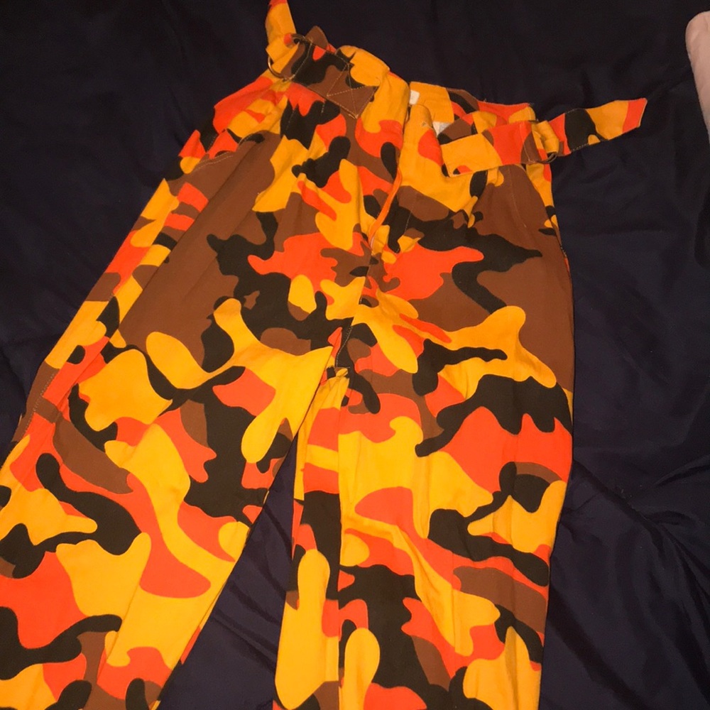 High waist vintage army pants